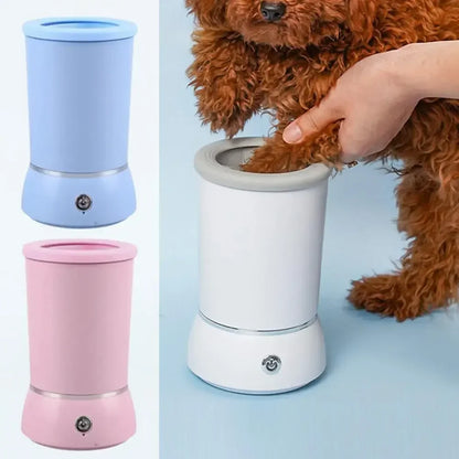 Automatic Dog Paw Cleaner Pet Foot Paw Washer Electric Paw Massager USB Charging for Small Medium Large Dogs Pet Foot Washer Cup