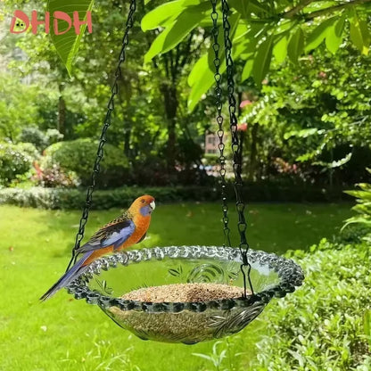 Elevate Your Garden with Our Stunning Flower Shaped Hanging Bird Feeder - Perfect for Attracting Hummingbirds and Other Beautiful Birds!