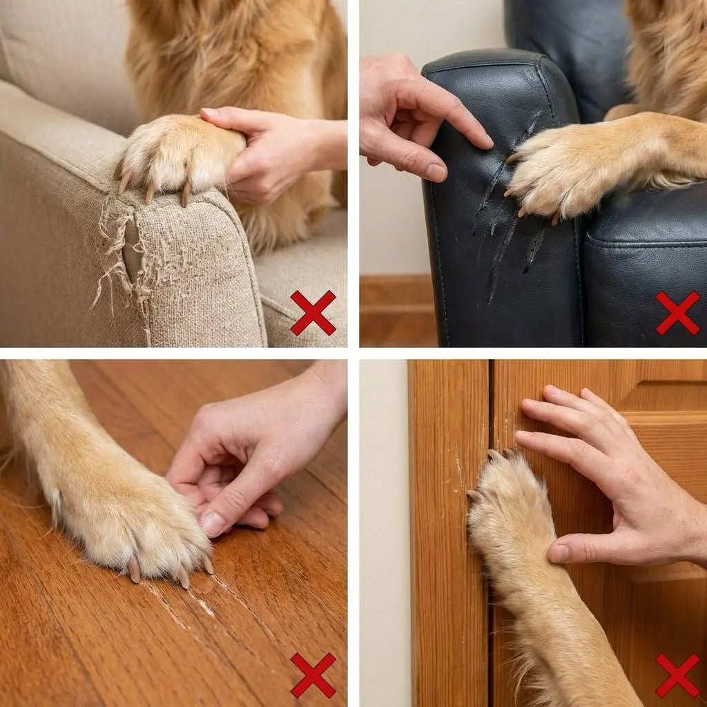 1Pc Dog Nail File & Scratch Square - Paw Trimmer for Home Grooming, Grind to Shorten, Less Snipping, Prevent Furniture Damage, Ideal for Home Nail Maintenance, Stress-Free Pet Claw Care Tool, Less Nail Snipping