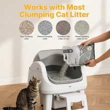 Petpivot Autoscooper 12 Lite Open-Top Automatic Self-Cleaning Cat Litter Box, Easy-Entry Front Step, Triple Safety Protection, No App Required,Sohochic