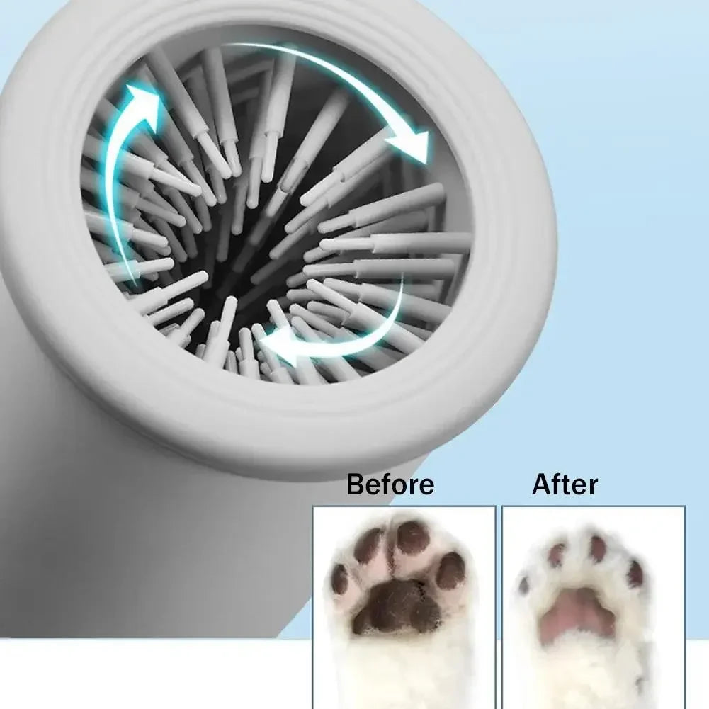 Automatic Dog Paw Cleaner Pet Foot Paw Washer Electric Paw Massager USB Charging for Small Medium Large Dogs Pet Foot Washer Cup