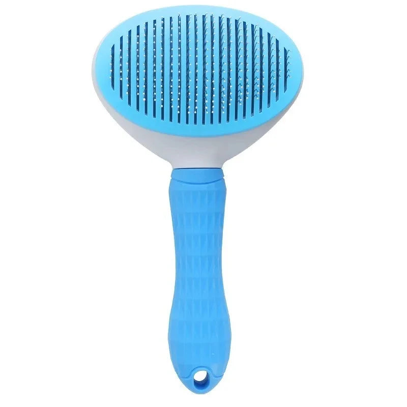 Pet Grooming Brush – Self-Cleaning Hair Remover for Dogs & Cats