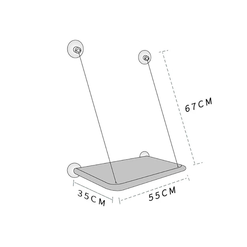 Cat Window Hammock – Hanging Bed with Strong Suction Cups for Ultimate Comfort