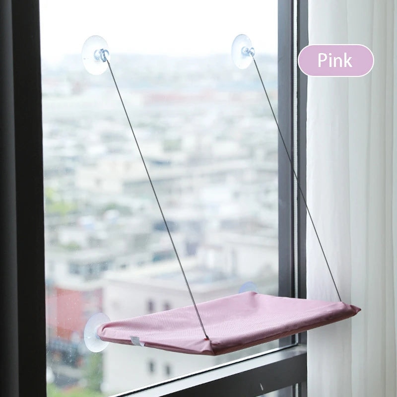 Cat Window Hammock – Hanging Bed with Strong Suction Cups for Ultimate Comfort