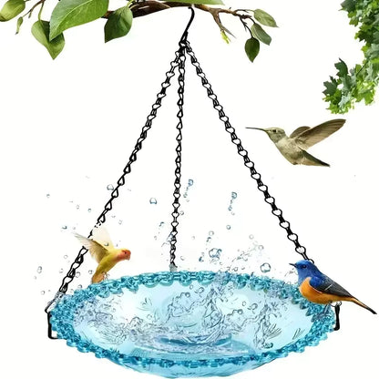 Elevate Your Garden with Our Stunning Flower Shaped Hanging Bird Feeder - Perfect for Attracting Hummingbirds and Other Beautiful Birds!