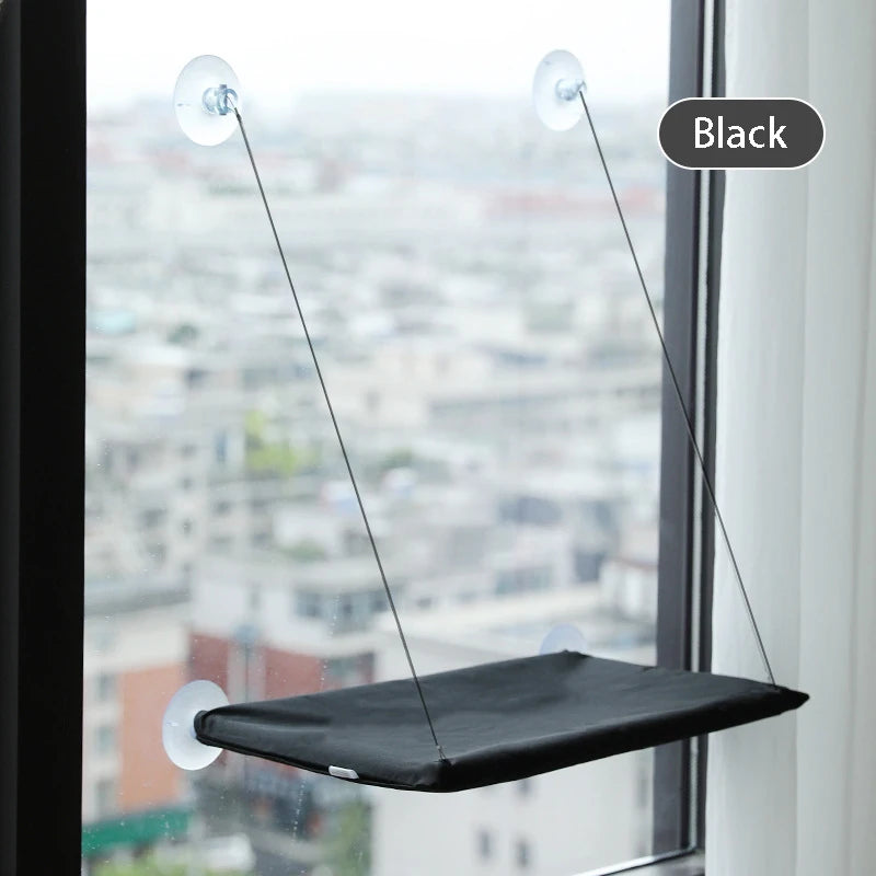 Cat Window Hammock – Hanging Bed with Strong Suction Cups for Ultimate Comfort
