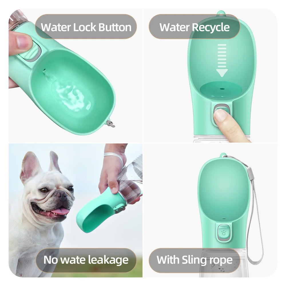 Smart Pet Water Bottle – Portable & Leak Proof