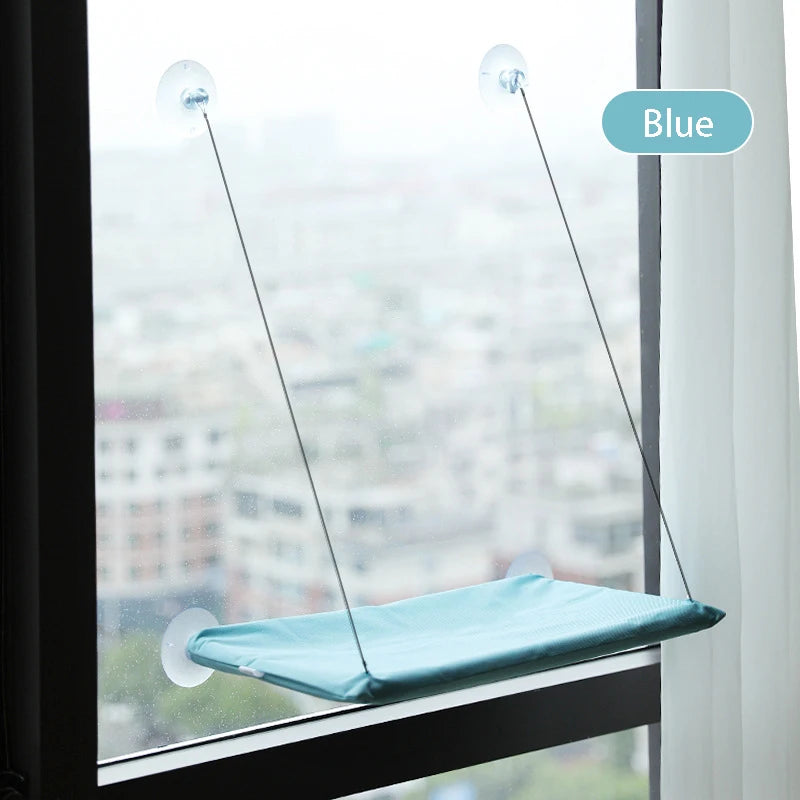 Cat Window Hammock – Hanging Bed with Strong Suction Cups for Ultimate Comfort