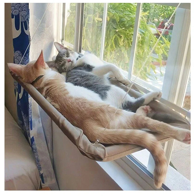 Cat Window Hammock – Hanging Bed with Strong Suction Cups for Ultimate Comfort