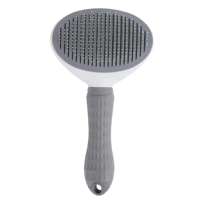 Pet Grooming Brush – Self-Cleaning Hair Remover for Dogs & Cats