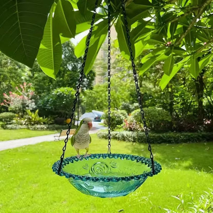Elevate Your Garden with Our Stunning Flower Shaped Hanging Bird Feeder - Perfect for Attracting Hummingbirds and Other Beautiful Birds!