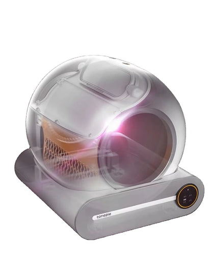 Self Cleaning Cat Litter Box, Ultra-Safe Protection Automatic Cat Litter Box, APP Control/Lower Entry/Large Capacity