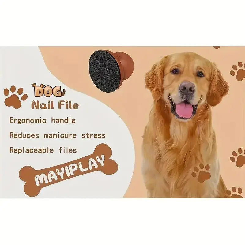 1Pc Dog Nail File & Scratch Square - Paw Trimmer for Home Grooming, Grind to Shorten, Less Snipping, Prevent Furniture Damage, Ideal for Home Nail Maintenance, Stress-Free Pet Claw Care Tool, Less Nail Snipping