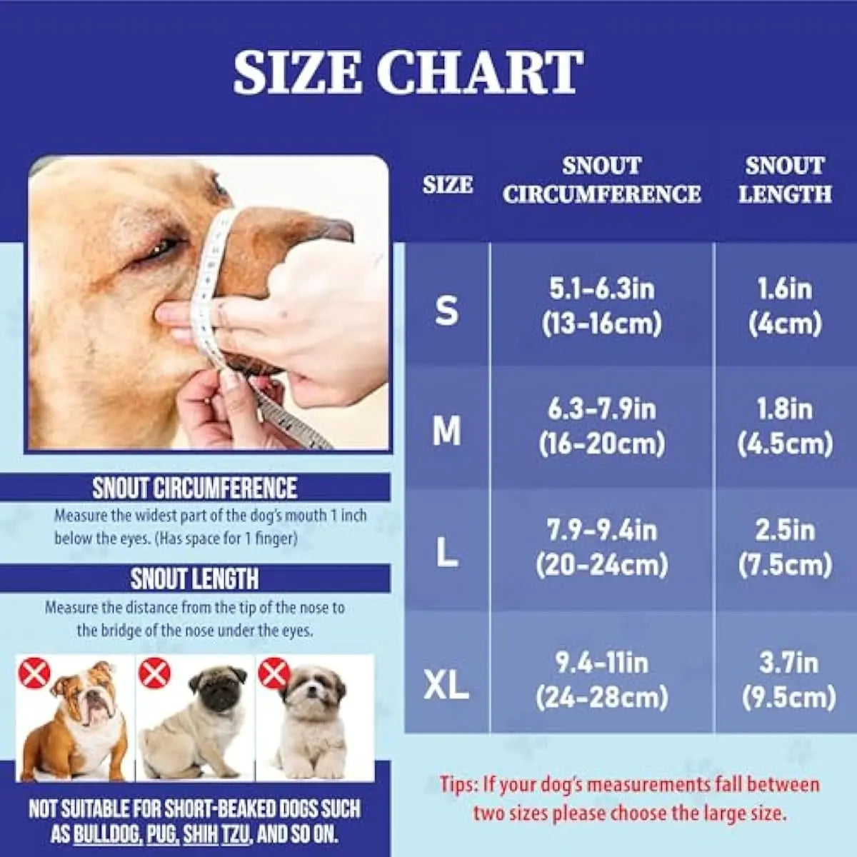 #Backtoschool Dog Muzzle for Varies Dogs - Air Mesh Muzzle for Varies Sized Dog | Adjustable No Bark Dogs Muzzles for Scavenging Licking & Chewing | Prevent Biting |