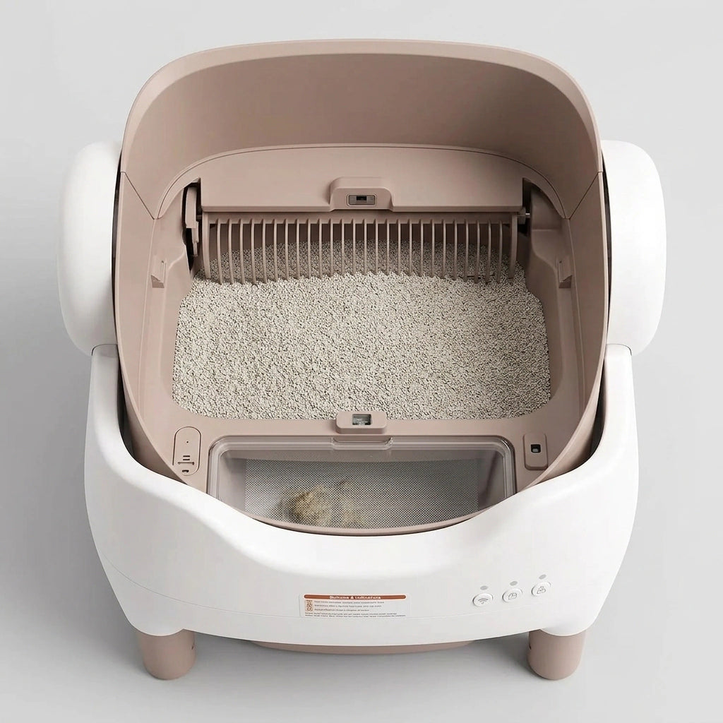 Smart Self-Cleaning Cat Litter Box - Hassle-free hygiene for busy pet owners!