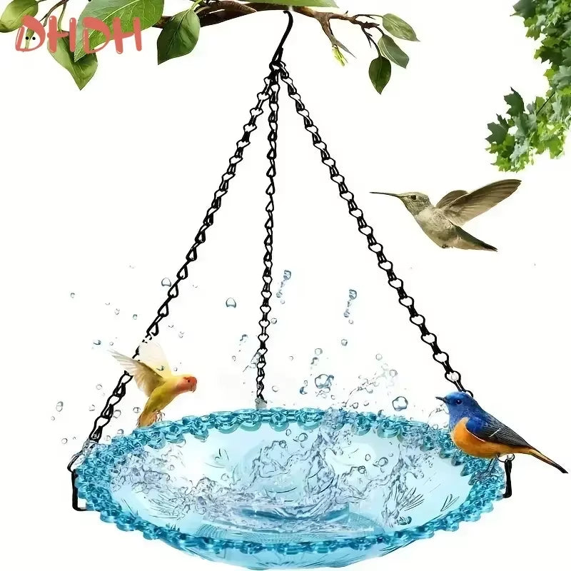 Elevate Your Garden with Our Stunning Flower Shaped Hanging Bird Feeder - Perfect for Attracting Hummingbirds and Other Beautiful Birds!