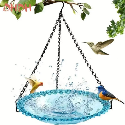 Elevate Your Garden with Our Stunning Flower Shaped Hanging Bird Feeder - Perfect for Attracting Hummingbirds and Other Beautiful Birds!